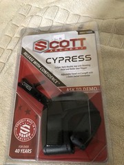 New Scott Archery Cypress Index Finger Bow Release 1008BS-BK