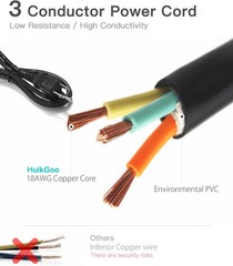 6ft Power Cord Fast Charging Cable Compatible with Ninebot by Segway P65/P100S/G