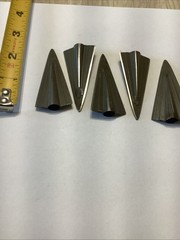 Vintage 2 Blade Glue on Broadheads Lot Of 5
