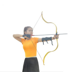 25Lbs Mongolian Detachable Longbow Hunting Recurve Bow 49″ Practice Beginner