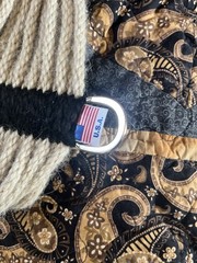 American Heritage Western Mohair and Alpaca String Girth Cinch Horse Size 18 660