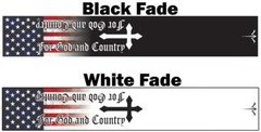 White Water Archery For God and Country American Flag Fade Arrow Wraps 15 Pc