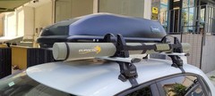 For Kia K4 2024-2025 Roof Rack Cross Bars Normal Roof Alu Silver