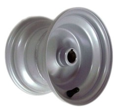 7″ x 4-3/4″ Wheel 5/8″ Bearing 1″ Keyed Bore Gray Powdered Painted Steel Rim