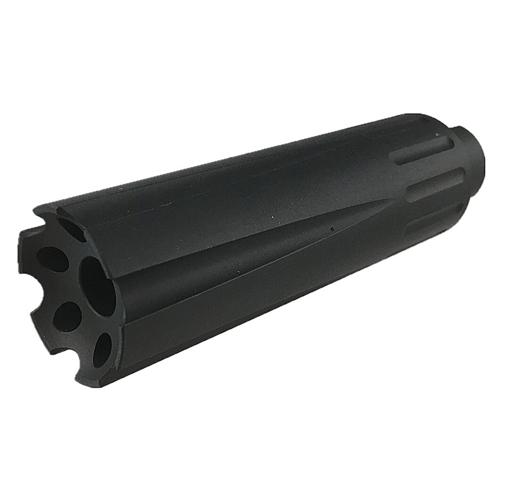Black Color Low Concussion Muzzle Brake Compensator 1/2»x28 Thread For .17HMR