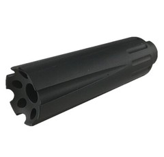 Black Color Low Concussion Muzzle Brake Compensator 1/2»x28 Thread For .17HMR