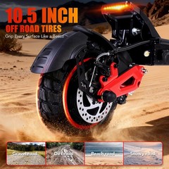 Freeboy J15max Electric Scooter 10» Offroad Tire 1600W 48V/18Ah E-Scooter 33mph