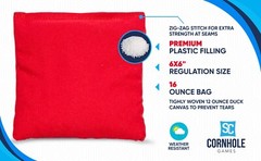 Premium Weather Resistant Cornhole Bags (Set of 8) w/ Free Tote (SALE)