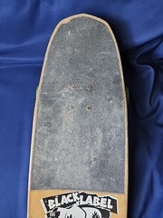 Black Label Lucero Elephant 1988-13 Reissue Skateboard W/ Vtg Indepent Trucks