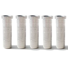 50X Archery Aluminum Arrow Inserts ID 6.2mm Arrow Shaft DIY Bow Target Shooting