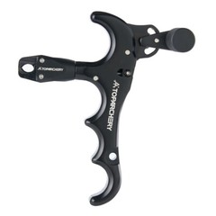 Archery Adjustable Rotate 360° Thumb Compound Bow Release Aid 4-Finger Release
