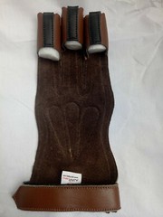 TRADITIONAL ARCHERY SHOOTING LEATHER GLOVE TOP QUALITY GLOVE 100% REAL LEATHER