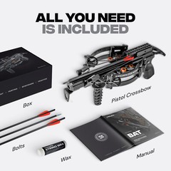 BALLISTA BAT Reverse Draw Compound Crossbow 420fps/150lbs/3lbs