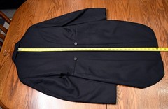 Grand Prix shadbelly coat jacket black, CAN 12 USA 6