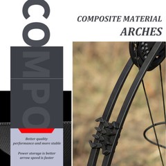 30-60LBS Compound Bow Right Hand 19″-30″ Archery Arrow Target Hunting Equipment