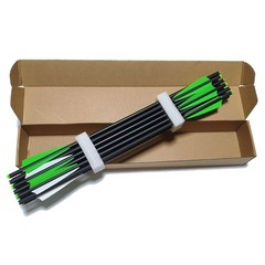 12PCS Archery 20″ Carbon Crossbow Bolts OD8.8mm 125Grain Removable Tips Hunting