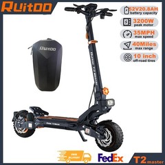 RUITOO 1000W/1600W/3200W Electric Scooter Off-Road Adults Foldable Travel E-Bike
