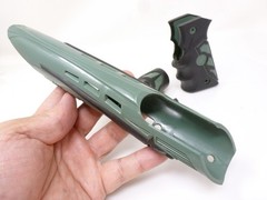 SMART PARTS ION MAXXED BODY KIT w/ REGULATOR SLEEVE COVER & GRIPS OD GREEN BLACK