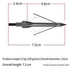 12/24pcs 31″/30″ Carbon Arrows Quiver 100 Grain 2 Blade Broadheads Hunting Shoot