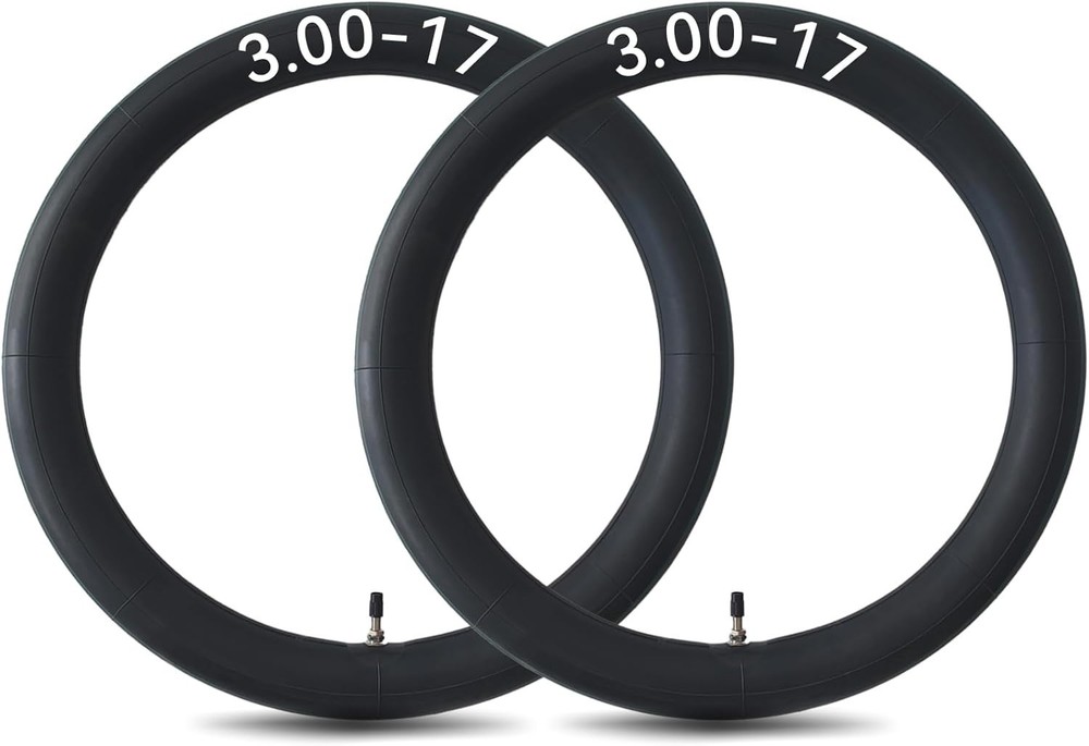 2 Pack 3.00-17 Dirt Bike Tube 80/90-17 90/100-17 3.00×17 Inner Tubes