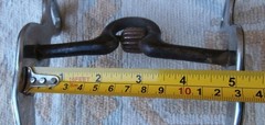 Vintage Cutting Horse Style Engraved Grazing Horse Bit Sweet Iron Mouth