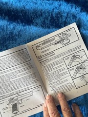 T09 – Vintage Original Daisy Power Line 400 Pistol Manual 20 Pg Factory USA