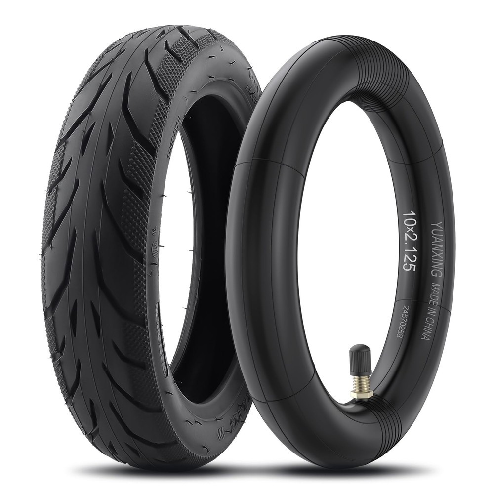 10×2.125 Tire and Inner Tube Compatible with Ninebot by Segway Kickscooter