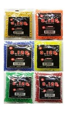 1,000 AIRSOFT BBs Pellets 6mm .12g BB For Pistol Gun Rifle AMMO DIFFERENT COLOR