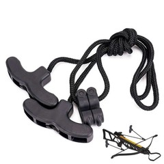 Crossbow Crank Cocking Device Rope String Aid Cocker Ropes Handle Archery Tool