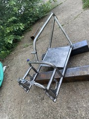 Mini Bike Drift Trike Frame And Wheelie Bar With Adjustable Tabs