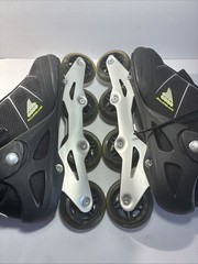 Rollerblade Macroblade 80 ALU Men’s Fitness Inline Skates – Black/Lime, Size 11