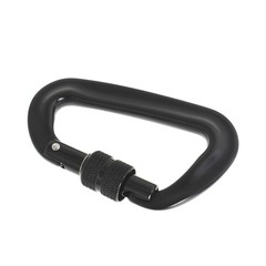 Heavy Duty 12 KN 4 Pack D-Shaped Locking Carabiners Clip Aviation Aluminum