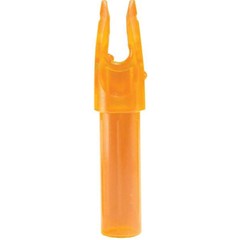 Carbon Express .244 Launchpad Precision Nock 12-Pack – Clear/Orange