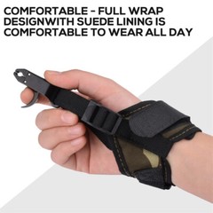 1X Caliper Release Aid Trigger Wrist Strap Adult Archery Compound Bow Hunting