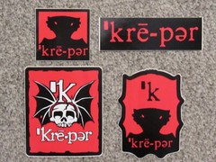VTG 2000’s Lot Of 5 KRE-PER Skateboard STICKERS Trucks NOS Skateboarding KREPER