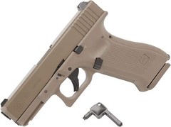 Umarex Glock 19X .177 Cal Air Pistol, Blowback w/ CO2 & BBs (2255212) Gen 5