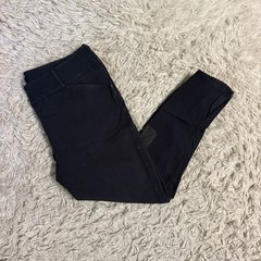 Women’s Size 34R Black Tailored Sportsman Knee Patch Horseback Riding Breeches