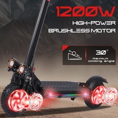 FREEBOY J11MAX Electric Scooter Adults 1200W 48V18AH 34MPH 11» Folding Escooter
