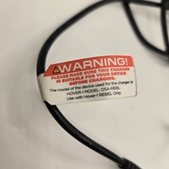 OEM Hover 1 DSA-Rebl Charger For Use With Hover-1 Rebel Hooverboard 29.4v .4A