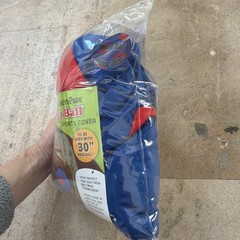 Jolly Pets Horsemen’S Pride Mega Soccer Ball Blue/Red Cover 30” New – Open Box