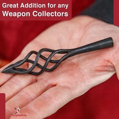 The Sizzling Archers Handforged Iron Cage Medieval Fire Arrowhead