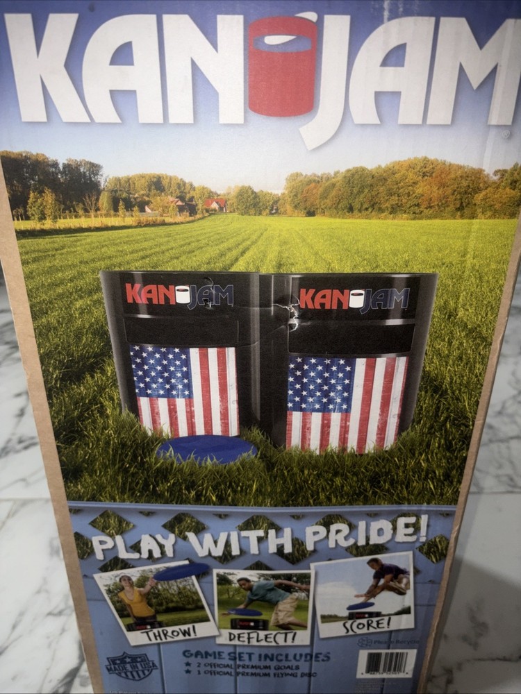 Kan Jam Stars & Stripes Disc Throwing Outdoor Game W/Box America 250 Birthday