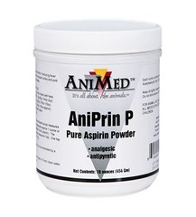 AniMed AniPrin P 16 oz Pure Aspirin Powder for Horses Analgesic Antipyretic