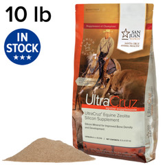 UltraCruz Equine Zeolite Silicon Supplement for Horses, 10 lb, Powder (25 Days)