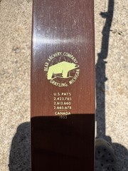 Bear Archery Kodiak Recurve Bow 64in 45lb @ 28in Right Hand Wood Brown