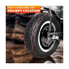 80/65-6 Scooter Tire Tube for All Seasons – 10×3″ Electric Scooter Tires Repl…