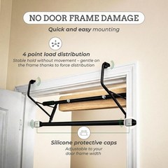 Doorway Hangboard Pull-Up Bar for Fingerboard, Rock Climbing, and Bouldering Tra