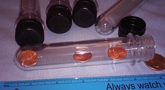 3 tubes caps 1.5 oz water proof Geocache Containers Storage Vault Crush Survival