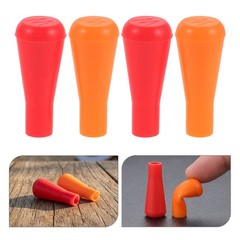12Pcs Assorted Color Rubber Arrowheads Blunt Tips for Archery Practice
