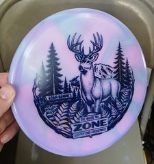 Discraft WHITE TAIL Zone 🦌 Adam Hammes Deer 🫎 New Z Swirl Double Stamp 175